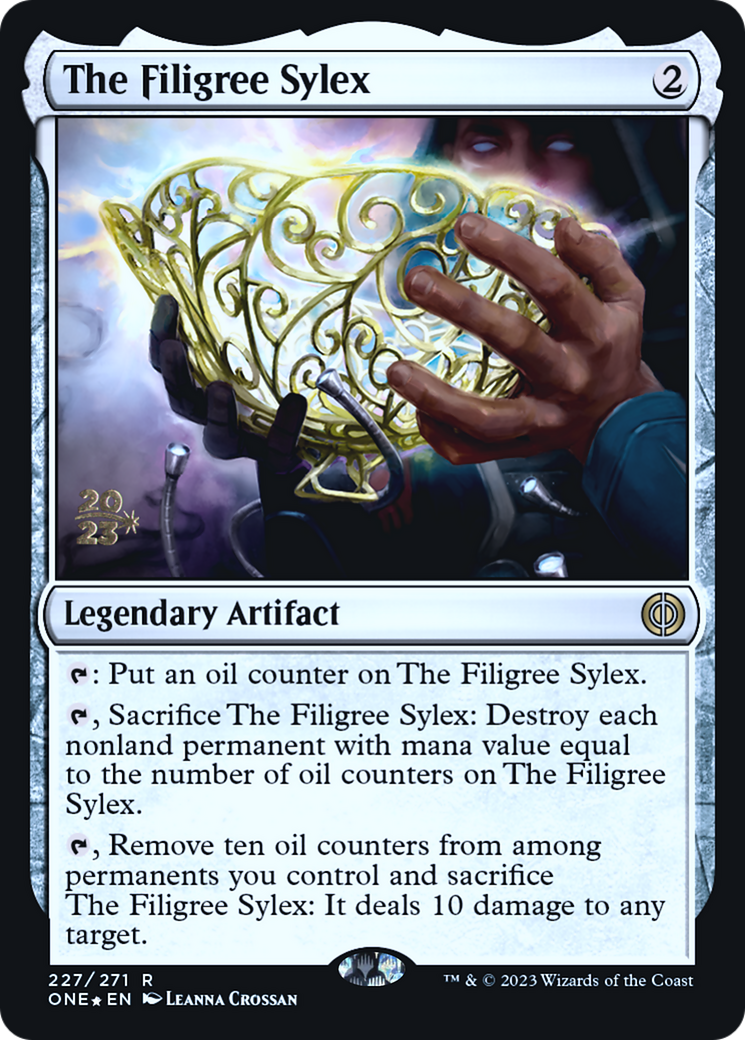 The Filigree Sylex [Phyrexia: All Will Be One Prerelease Promos] | Arkham Games and Comics