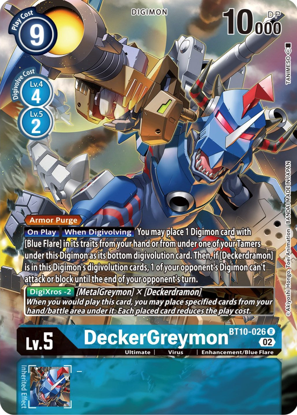 DeckerGreymon [BT10-026] (Alternate Art) [Xros Encounter] | Arkham Games and Comics