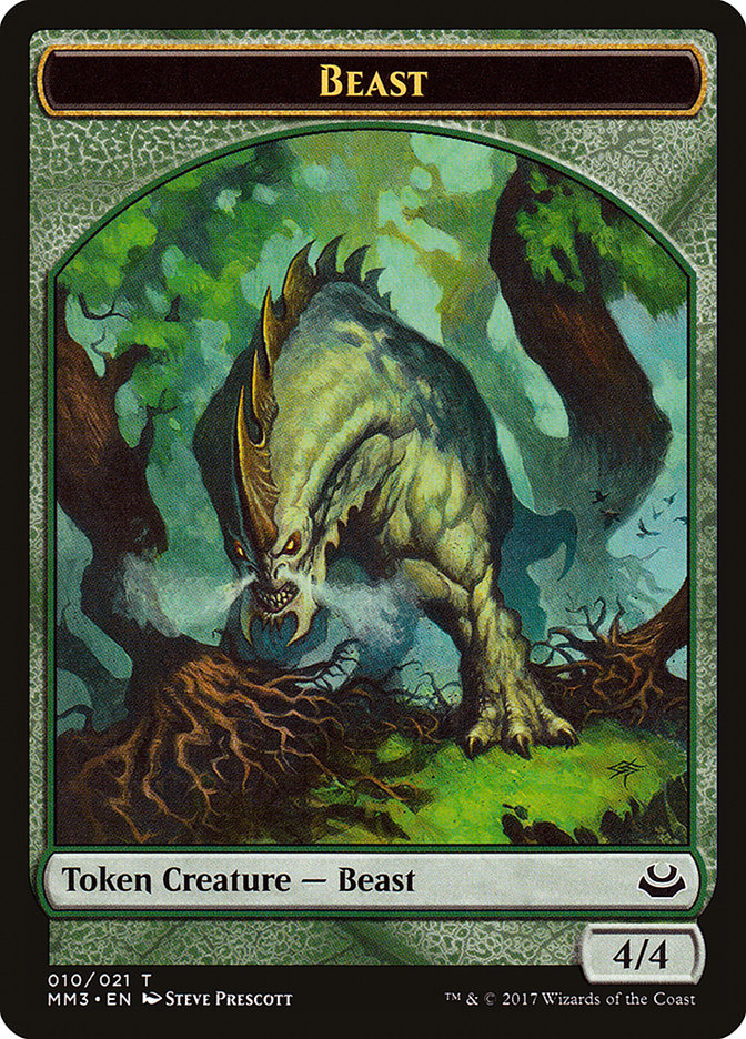 Beast (010/021) [Modern Masters 2017 Tokens] | Arkham Games and Comics