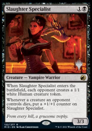 Slaughter Specialist (Promo Pack) [Innistrad: Midnight Hunt Promos] | Arkham Games and Comics