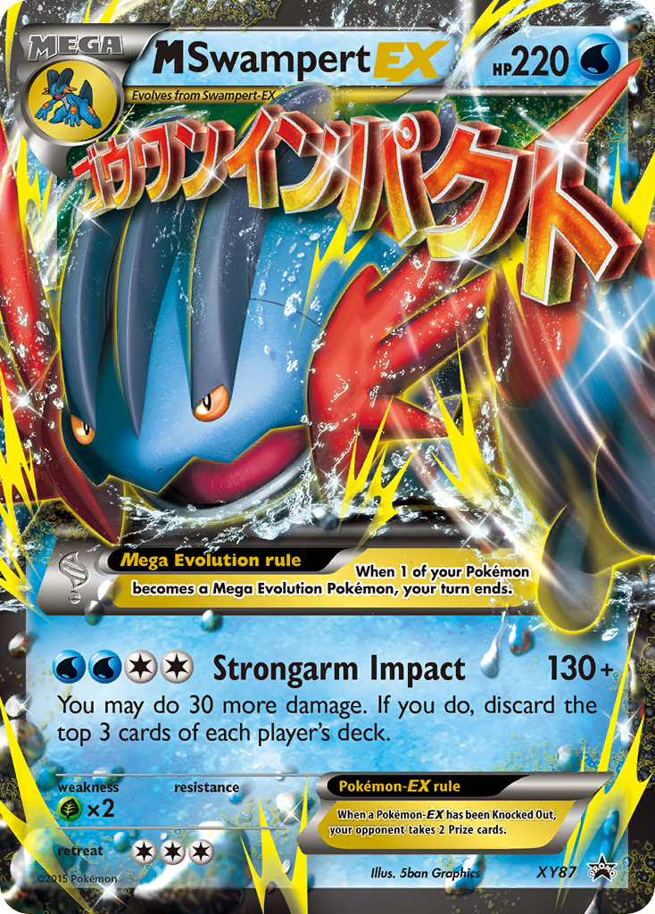 M Swampert EX (XY87) [XY: Black Star Promos] | Arkham Games and Comics