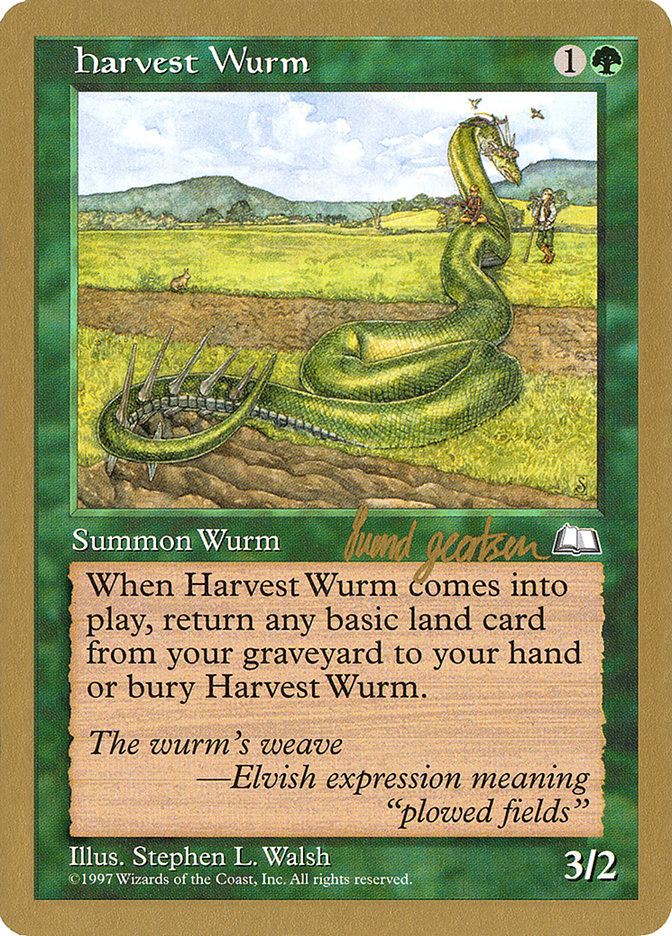 Harvest Wurm (Svend Geertsen) [World Championship Decks 1997] | Arkham Games and Comics