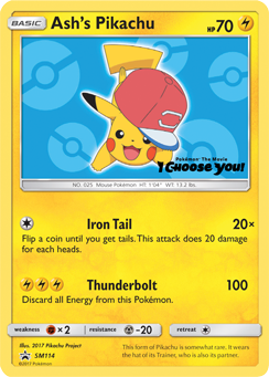 Ash's Pikachu (SM114) [Sun & Moon: Black Star Promos] | Arkham Games and Comics