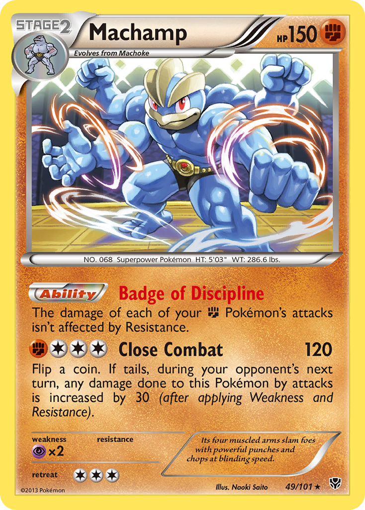 Machamp (49/101) [Black & White: Plasma Blast] | Arkham Games and Comics