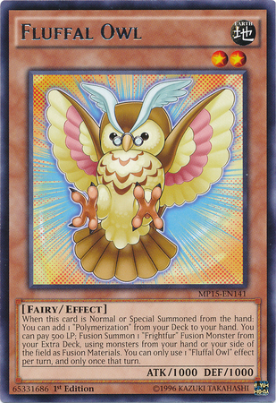 Fluffal Owl [MP15-EN141] Rare | Arkham Games and Comics