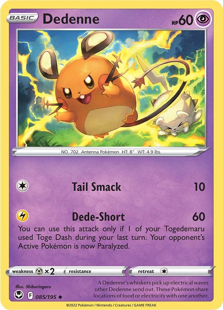 Dedenne (085/195) [Sword & Shield: Silver Tempest] | Arkham Games and Comics