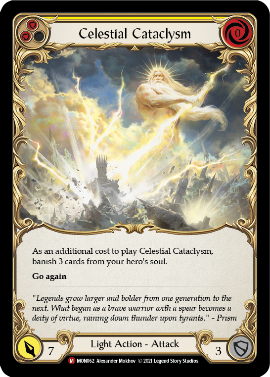 Celestial Cataclysm [MON062] (Monarch)  1st Edition Normal | Arkham Games and Comics