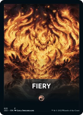 Fiery Theme Card [Jumpstart 2022 Front Cards] | Arkham Games and Comics