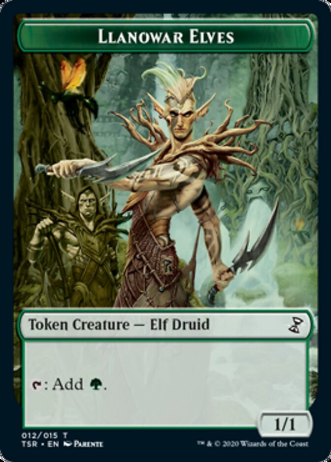 Llanowar Elves [Time Spiral Remastered Tokens] | Arkham Games and Comics