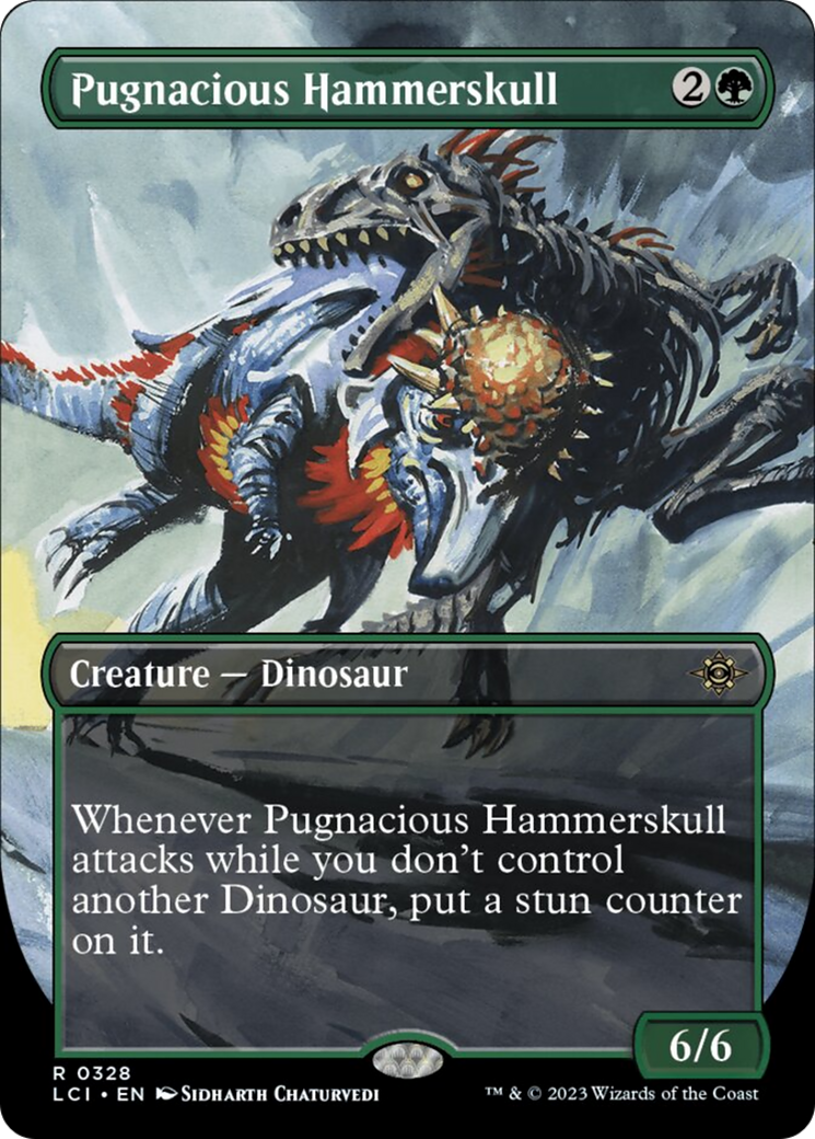 Pugnacious Hammerskull (Borderless) [The Lost Caverns of Ixalan] | Arkham Games and Comics