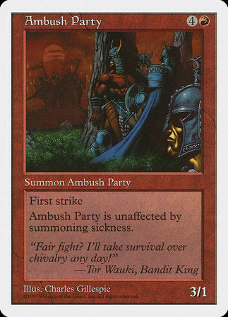 Ambush Party [Fifth Edition] | Arkham Games and Comics