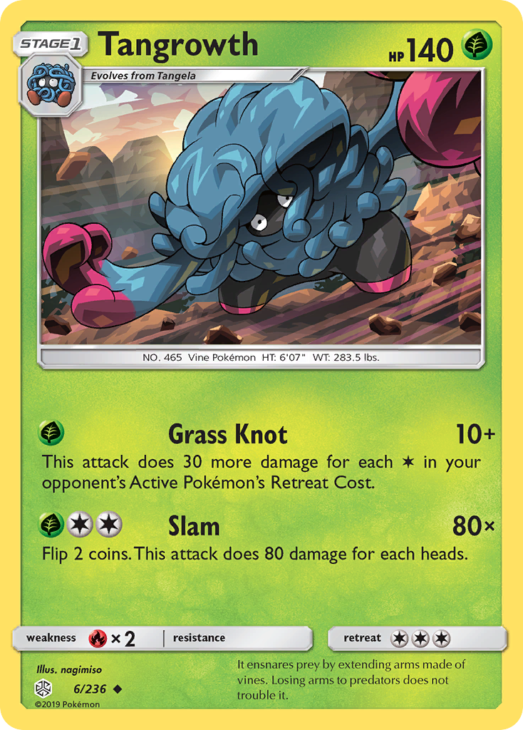 Tangrowth (6/236) [Sun & Moon: Cosmic Eclipse] | Arkham Games and Comics