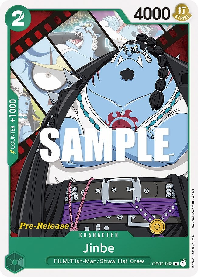 Jinbe [Paramount War Pre-Release Cards] | Arkham Games and Comics