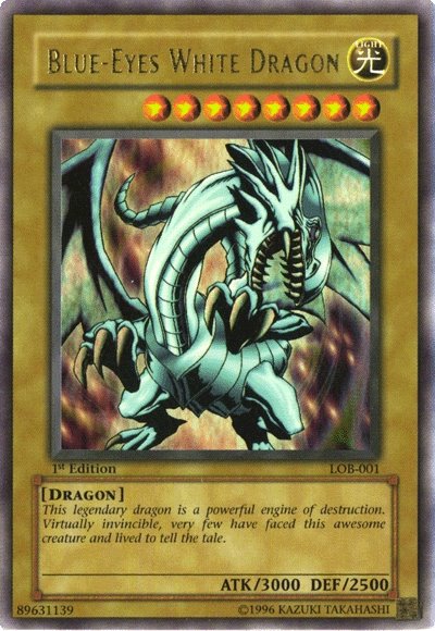 Blue-Eyes White Dragon [LOB-001] Ultra Rare | Arkham Games and Comics