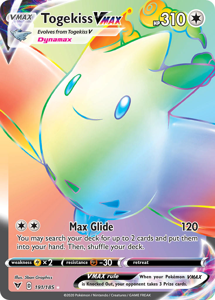 Togekiss VMAX (191/185) [Sword & Shield: Vivid Voltage] | Arkham Games and Comics