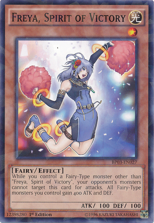 Freya, Spirit of Victory [BP03-EN027] Shatterfoil Rare | Arkham Games and Comics