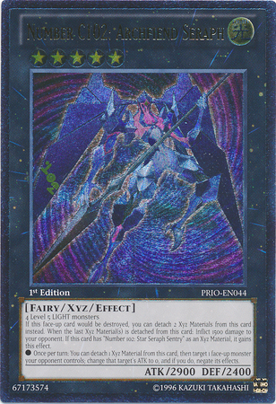 Number C102: Archfiend Seraph [PRIO-EN044] Ultimate Rare | Arkham Games and Comics