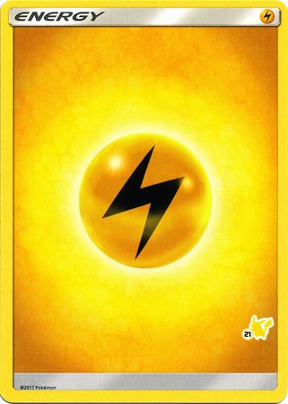 Lightning Energy (Pikachu Stamp #21) [Battle Academy 2020] | Arkham Games and Comics