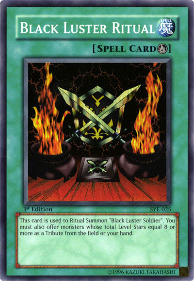 Black Luster Ritual [SYE-025] Super Rare | Arkham Games and Comics