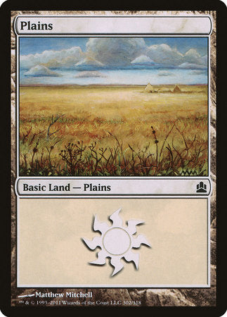 Plains (302) [Commander 2011] | Arkham Games and Comics