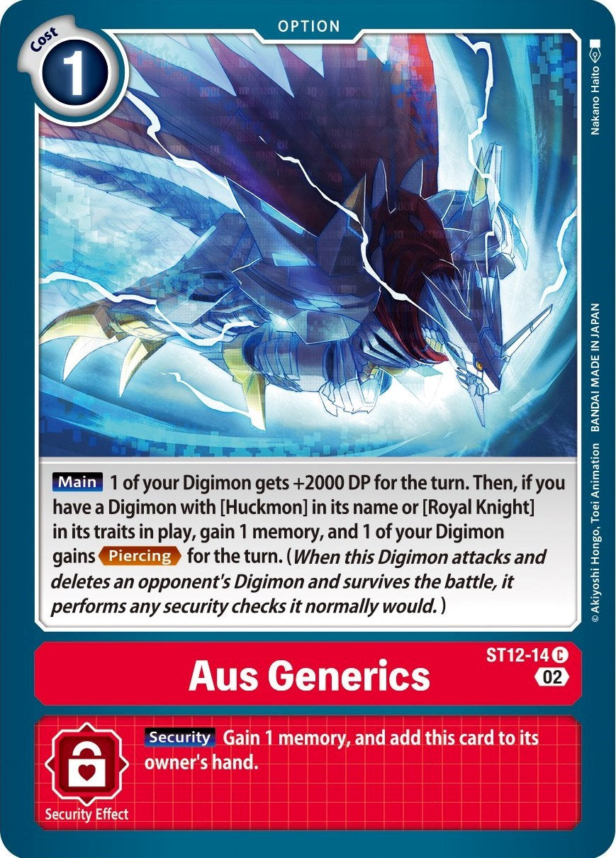 Aus Generics [ST12-14] [Starter Deck: Jesmon] | Arkham Games and Comics