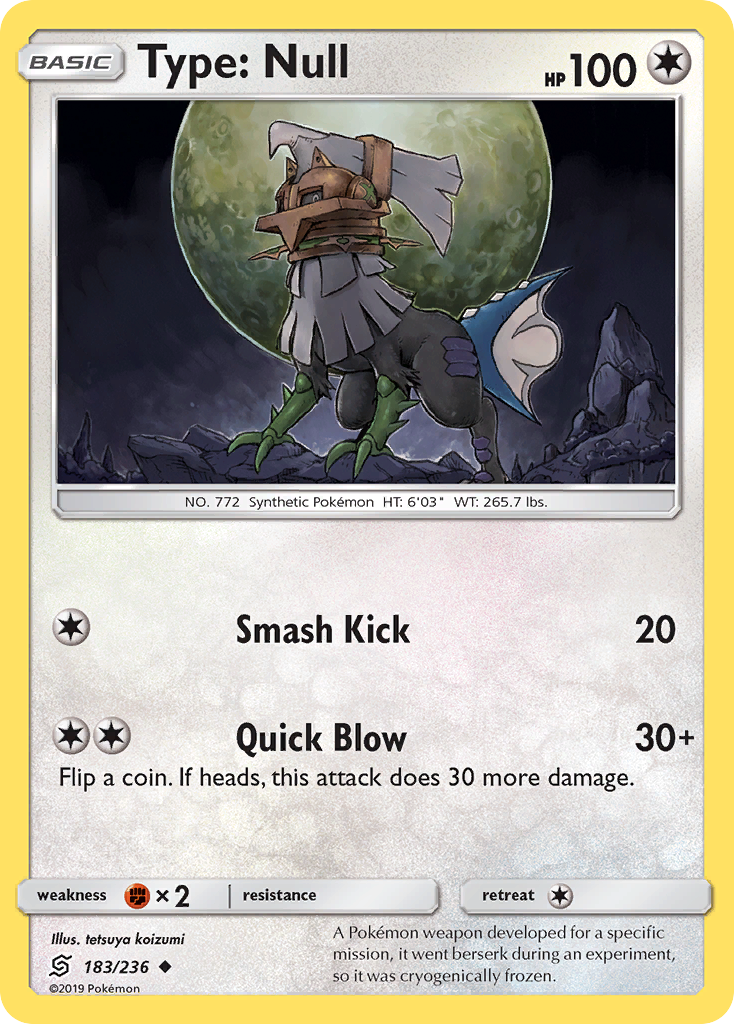 Type: Null (183/236) [Sun & Moon: Unified Minds] | Arkham Games and Comics