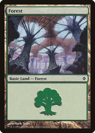 Forest (175) [New Phyrexia] | Arkham Games and Comics