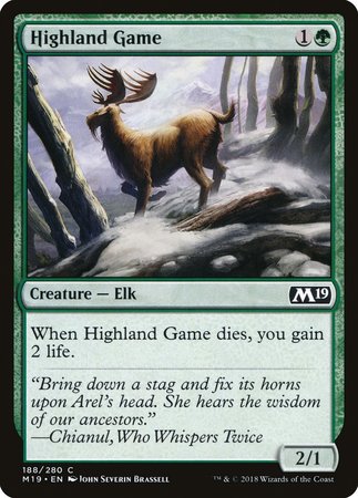 Highland Game [Core Set 2019] | Arkham Games and Comics