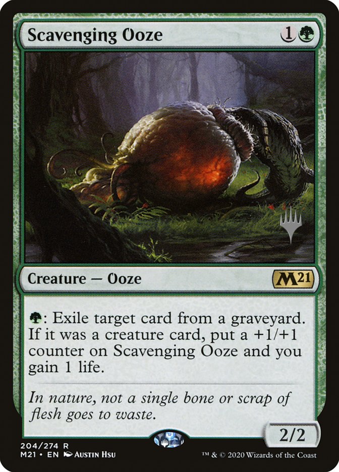 Scavenging Ooze (Promo Pack) [Core Set 2021 Promos] | Arkham Games and Comics