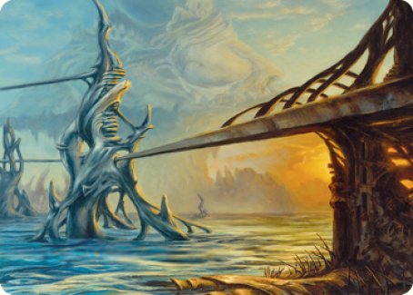 Razortide Bridge Art Card [Modern Horizons 2 Art Series] | Arkham Games and Comics