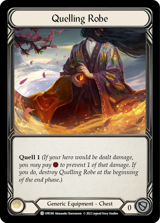 Quelling Robe [UPR184] (Uprising)  Rainbow Foil | Arkham Games and Comics