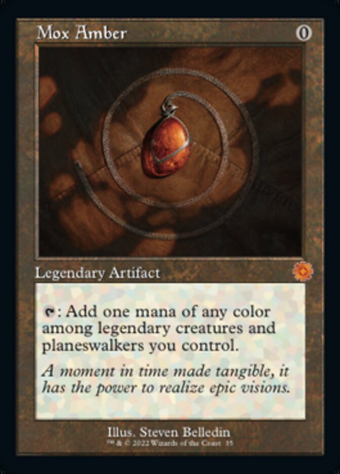 Mox Amber (Retro) [The Brothers' War Retro Artifacts] | Arkham Games and Comics