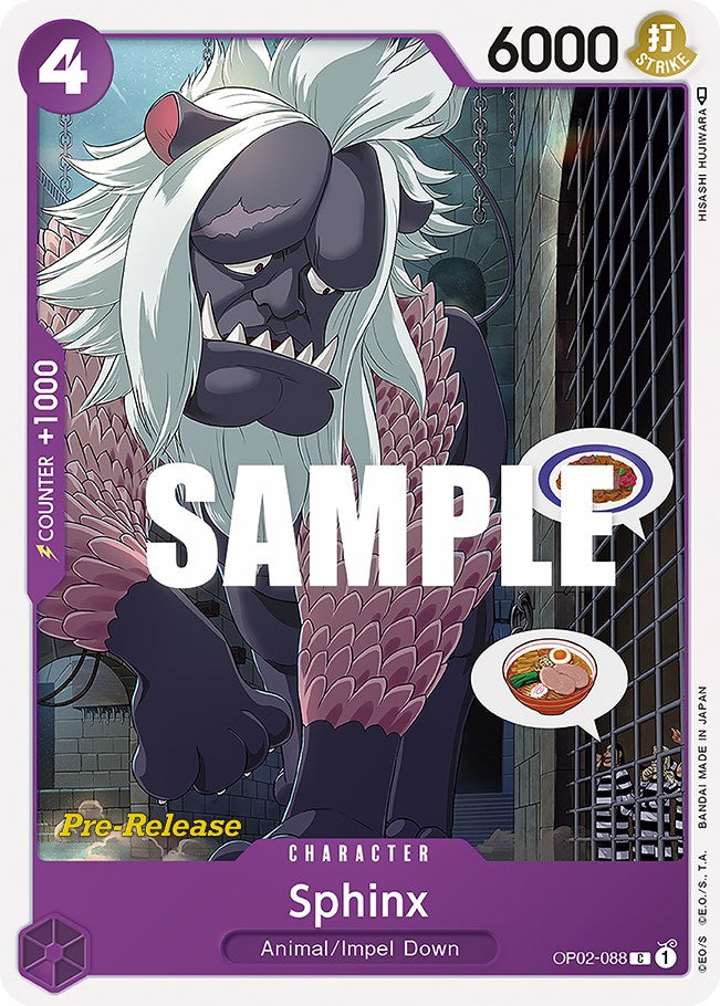 Sphinx [Paramount War Pre-Release Cards] | Arkham Games and Comics