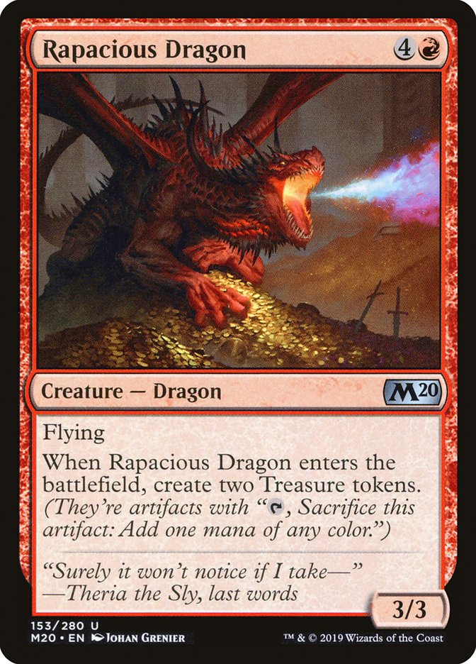 Rapacious Dragon [Core Set 2020] | Arkham Games and Comics
