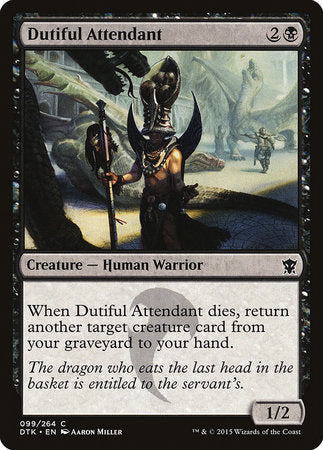 Dutiful Attendant [Dragons of Tarkir] | Arkham Games and Comics