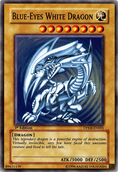 Blue-Eyes White Dragon [DPKB-EN001] Super Rare | Arkham Games and Comics