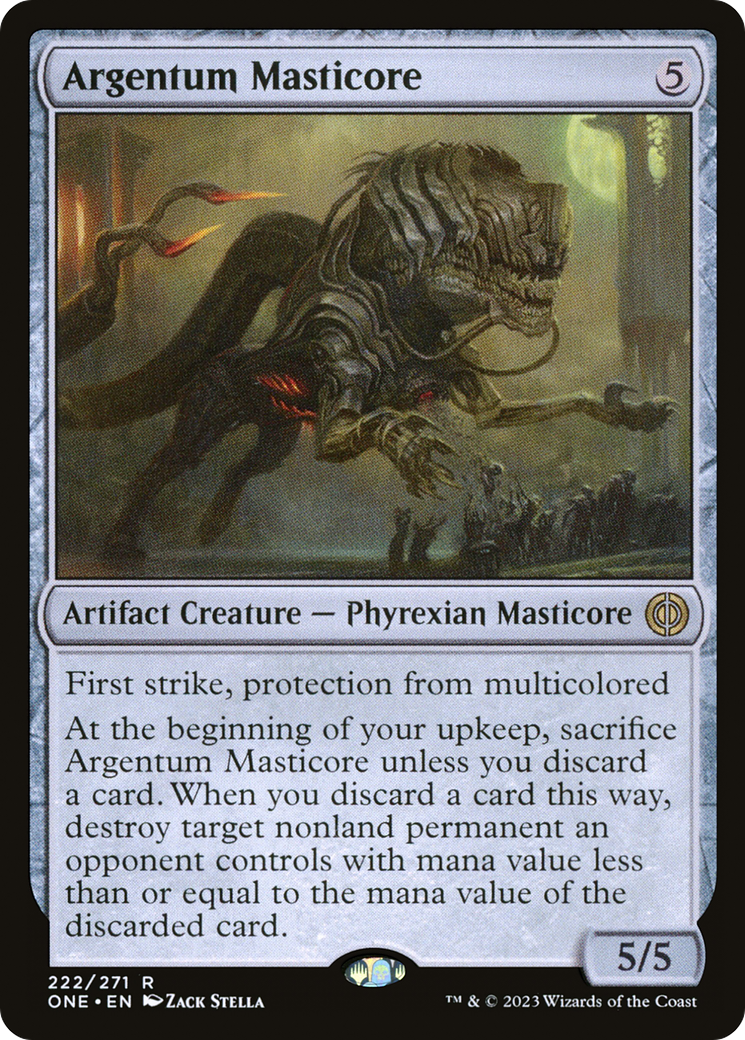 Argentum Masticore [Phyrexia: All Will Be One] | Arkham Games and Comics