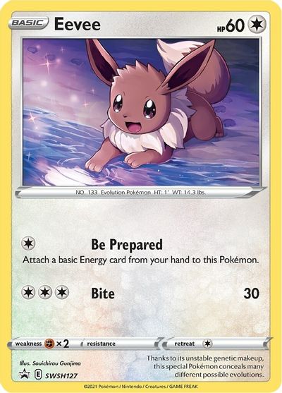 Eevee (SWSH127) [Sword & Shield: Black Star Promos] | Arkham Games and Comics