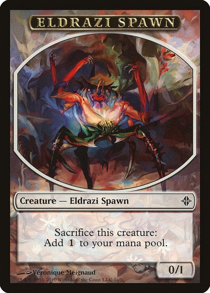 Eldrazi Spawn (1c/5) [Rise of the Eldrazi Tokens] | Arkham Games and Comics