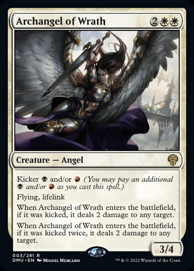 Archangel of Wrath (Promo Pack) [Dominaria United Promos] | Arkham Games and Comics