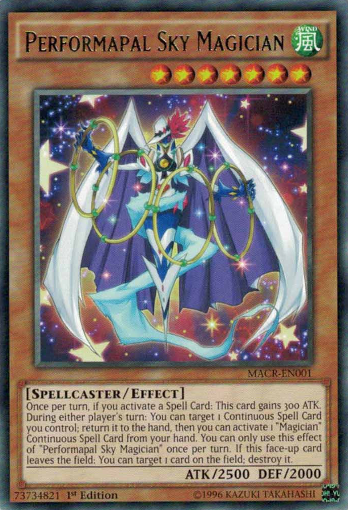 Performapal Sky Magician [MACR-EN001] Rare | Arkham Games and Comics