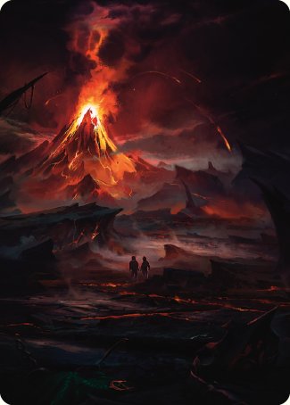 Valley of Gorgoroth Art Card [The Lord of the Rings: Tales of Middle-earth Art Series] | Arkham Games and Comics