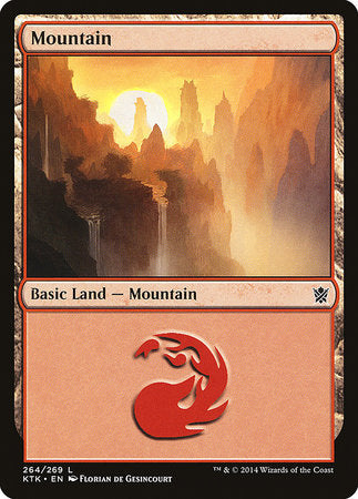 Mountain (264) [Khans of Tarkir] | Arkham Games and Comics