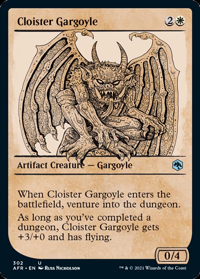 Cloister Gargoyle  (Showcase) [Dungeons & Dragons: Adventures in the Forgotten Realms] | Arkham Games and Comics