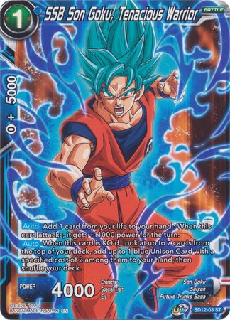 SSB Son Goku, Tenacious Warrior (Starter Deck - Spirit of Potara) [SD12-03] | Arkham Games and Comics