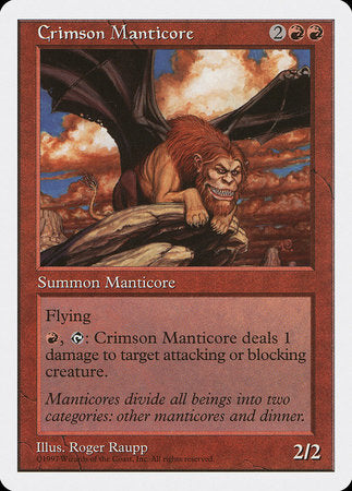 Crimson Manticore [Fifth Edition] | Arkham Games and Comics