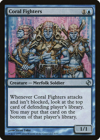 Coral Fighters [Duel Decks: Venser vs. Koth] | Arkham Games and Comics