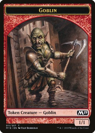 Goblin Token [Core Set 2019 Tokens] | Arkham Games and Comics