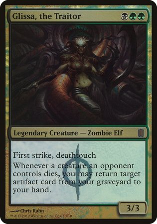Glissa, the Traitor (Commander's Arsenal) [Commander's Arsenal Oversized] | Arkham Games and Comics