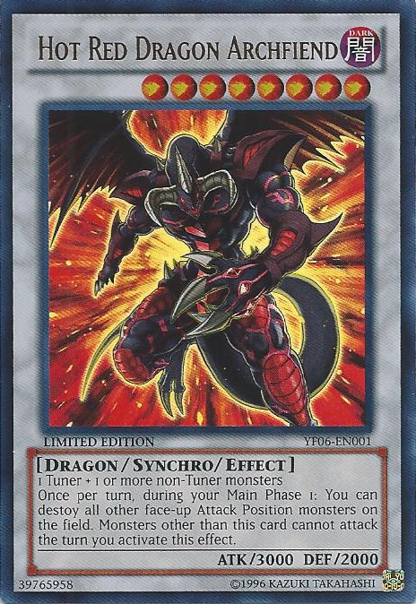 Hot Red Dragon Archfiend [YF06-EN001] Ultra Rare | Arkham Games and Comics